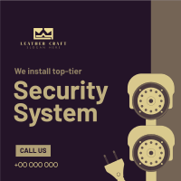 Security System Installation Instagram Post