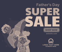 Tie My Hair Dad Sale Facebook Post