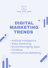 Digital Marketing Trends Poster