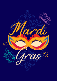 Decorative Mardi Gras Poster