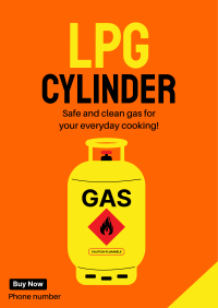 Gas Cylinder Poster