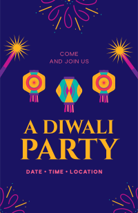 Diwali Festival Invitation Design