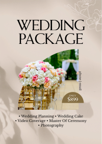 Wedding Flower Bouquet Flyer