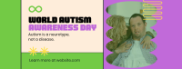 Bold Quirky Autism Day Facebook Cover