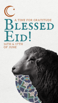 Sheep Eid Al Adha Facebook Story