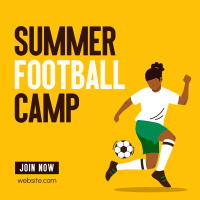 Football Summer Training Instagram Post