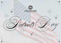 Remembering Patriot's Day Postcard