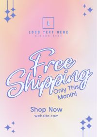 Sparkly Shipping Promo Flyer