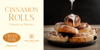 Cinnamon Rolls Elegant Twitter Post