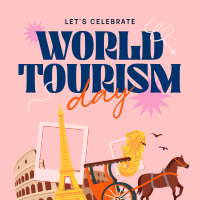 World Tourism Day Greeting Instagram Post