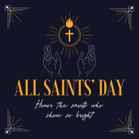 All Saints Day Instagram Post example 4