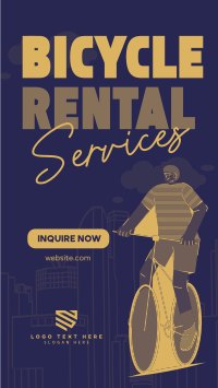 Modern Bicycle Rental Services Facebook Story