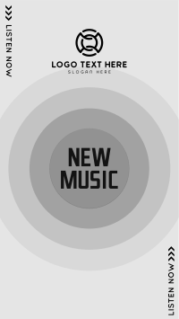 New Music Button Facebook Story