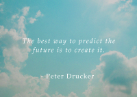 Create Your Future Motivational Quote Postcard