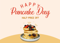 Pancake Promo Postcard