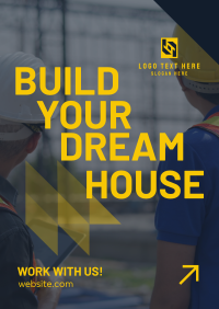 Dream House Construction Poster