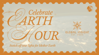 Modern Nostalgia Earth Hour Facebook Event Cover Image Preview