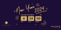 Countdown New Year Twitter Post