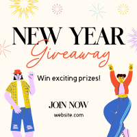 New Year's Giveaway Instagram Post