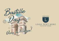 Bastille Day Postcard example 3