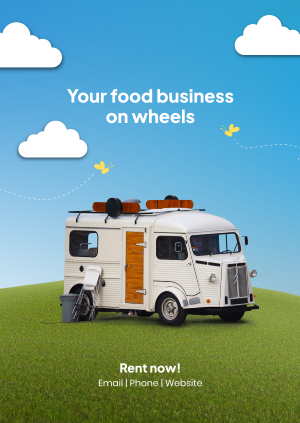 Rent Food Truck Poster Image Preview