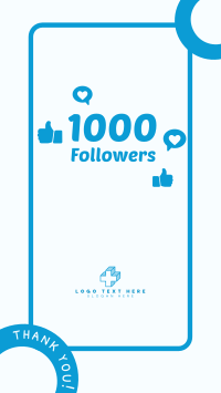 Thank you Followers Facebook Story