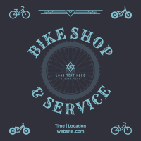 Bike Shop and Service Instagram Post