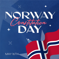 Flag Norway Day Instagram Post