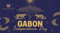 Gabon Independence Day Animation