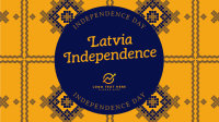 Traditional Latvia Independence Video