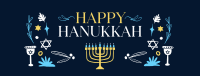 Peaceful Hanukkah Facebook Cover Image Preview