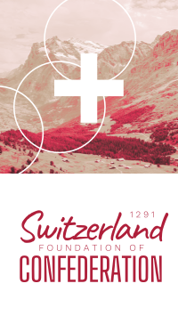 Switzerland Foundation of Confederation Facebook Story