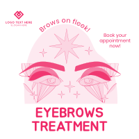 Eyebrows Treatment Instagram Post