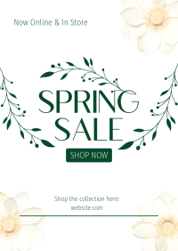 Aesthetic Spring Sale  Flyer Design