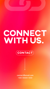 Connect With Us Modern TikTok Video Design