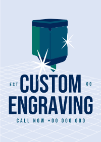 Custom Engraving Flyer