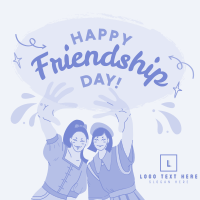 Besties Forever Linkedin Post Design