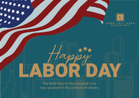 Celebrate Labor Day Postcard