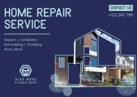 Home Repair Service Postcard