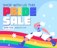 Fun Pride Month Sale Facebook Post