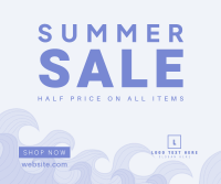 Summer Waves Sale Facebook Post