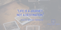 Life is a Journey Twitter Post