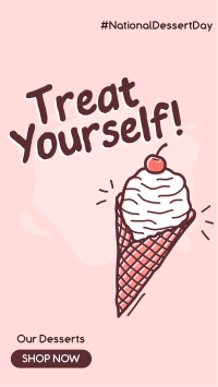 Treat Yourself! Facebook Story