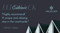 Cozy House Rental Feedback Animation