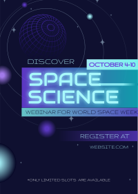 Space Week Webinar Poster