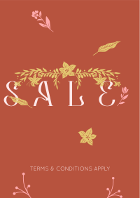 Generic Floral Sale Flyer