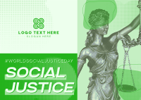 Maximalist Social Justice Postcard Design