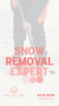 Snow Removal Expert Instagram Reel Image Preview