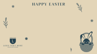 Easter Bunny Zoom Background