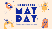 Hooray May Day Facebook Event Cover